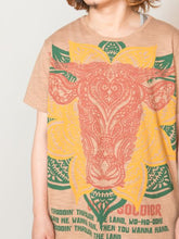 トライバルブルメンズTシャツ