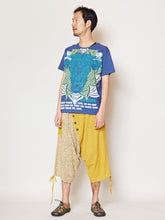トライバルブルメンズTシャツ