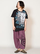 トライバルブル変形メンズTシャツ