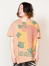 トライバルブル変形メンズTシャツ