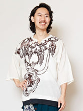 フェザープリントMEN'Sレイヤードトップス