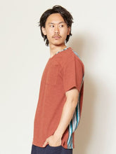 オルテガ柄バックプリント メンズポケットTシャツ