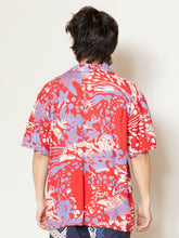 海のモチーフMEN'S開襟シャツ
