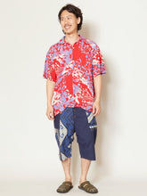 海のモチーフMEN'S開襟シャツ