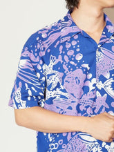 海のモチーフMEN'S開襟シャツ
