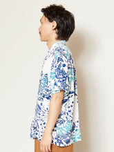海のモチーフMEN'S開襟シャツ