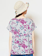 ラグーン紅型風プリントTシャツ