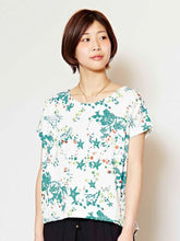 ラグーン紅型風プリントTシャツ