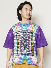 タイダイ＆エスニックプリントメンズTシャツ