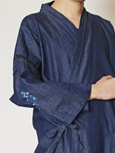 オルテガ刺繍入りメンズ甚平