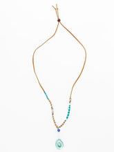 HAND MADE ガラス玉ペンダントヘッドネックレス