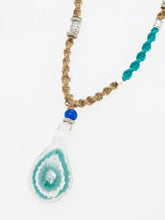 HAND MADE ガラス玉ペンダントヘッドネックレス