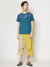 yul フェザープリントメンズTシャツ