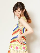 yul フラワークロッシェタンクトップ