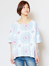 yul 曼荼羅プリントビッグシルエットTシャツ