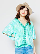 yul タイダイフリンジトップス