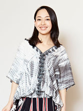 yul タイダイフリンジトップス