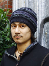 グラデーションボーダーコットンニットキャップ