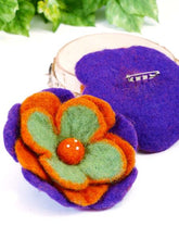 FLOWERフェルトコサージュ