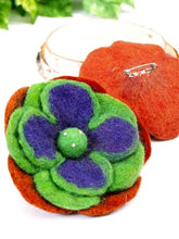FLOWERフェルトコサージュ