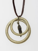 2連輪っかネックレス