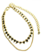 2連メタルチェーンブレス＆アンクレット 2WAY