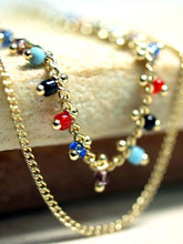 2連メタルチェーンブレス＆アンクレット 2WAY