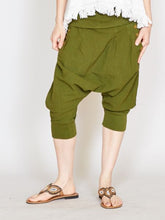 シンプルサルエルハーフパンツ