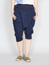 シンプルサルエルハーフパンツ