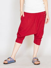 シンプルサルエルハーフパンツ