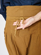 シンプルサルエルハーフパンツ