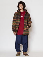 yul アクリル起毛シンプルサルエルパンツ（ユニセックス）