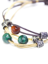 6連コード天然石ブレスレット