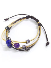 6連コード天然石ブレスレット