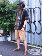グァテマラ織りハーフスリーブMEN'Sトップス