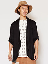 ニットソードレープMEN'Sカーディガン