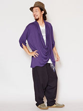 ニットソードレープMEN'Sカーディガン