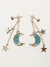 Crescent Moon & Star ピアス