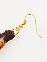 フォークロアBEADSフリンジピアス