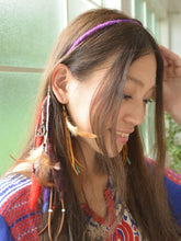 フォークロアBEADSフリンジピアス