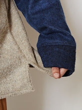 yul バイカラーMEN'Sフードトップス
