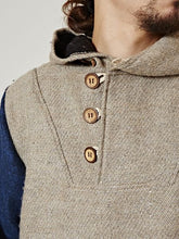 yul バイカラーMEN'Sフードトップス