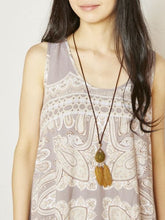 ETHNICフェザーネックレス