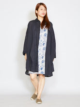 ネパールコットン ロングシャツワンピース