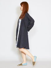 ネパールコットン ロングシャツワンピース