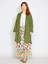 ネパールコットン ロングシャツワンピース