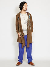 ネイティブ柄MEN'Sロングカーディガン