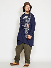 ネイティブ柄MEN'Sロングカーディガン