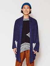 バイカラーMEN'Sロングカーディガン