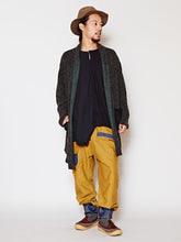 バイカラーMEN'Sロングカーディガン